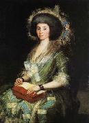 Francisco de goya y Lucientes Portrait of the Wife of Juan Agust oil